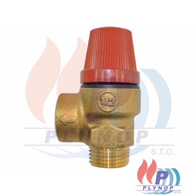 Pojistný ventil 300 kPa s 1/2" závitem PROTHERM RAY / LEV / LEOPARD / PANTHER - 0020025271